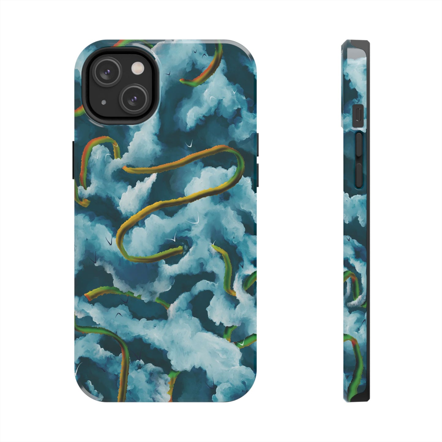 Serpentine Clouds Tough Phone Case — Stormy Sky Dragon