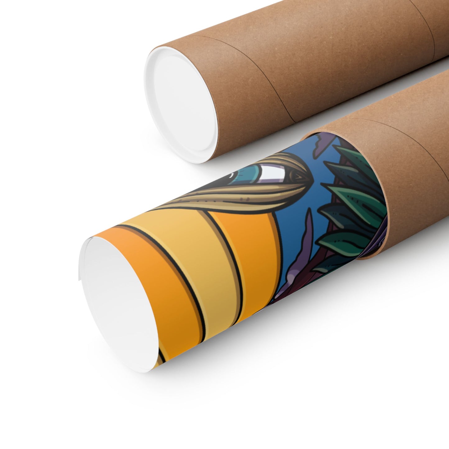 Down the Rabbit Hole Mandala Poster