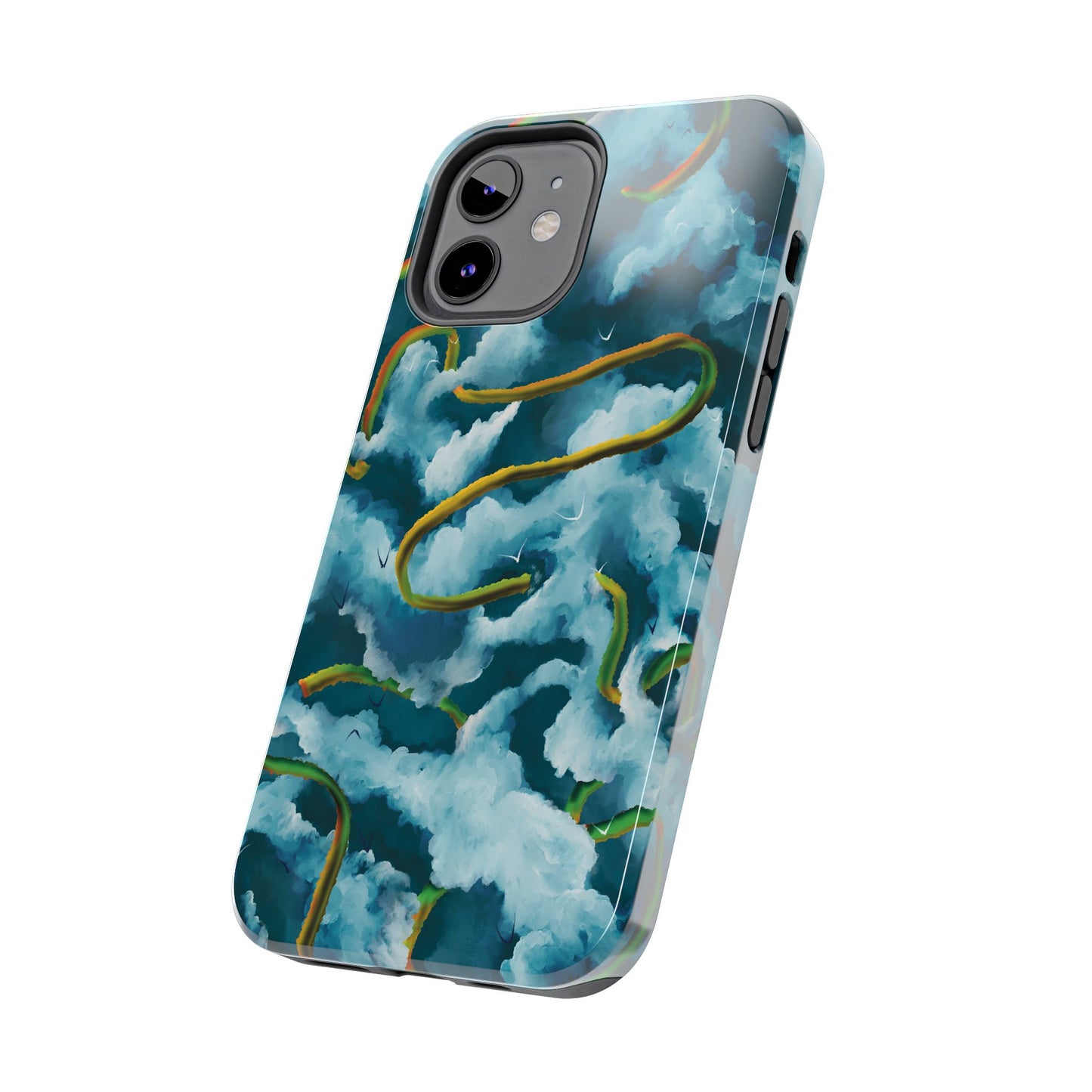 Serpentine Clouds Tough Phone Case — Stormy Sky Dragon