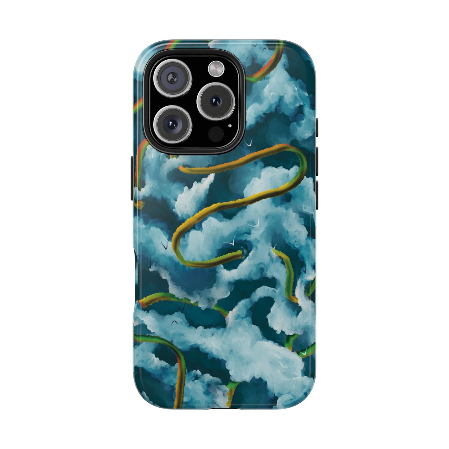 Serpentine Clouds Tough Phone Case — Stormy Sky Dragon