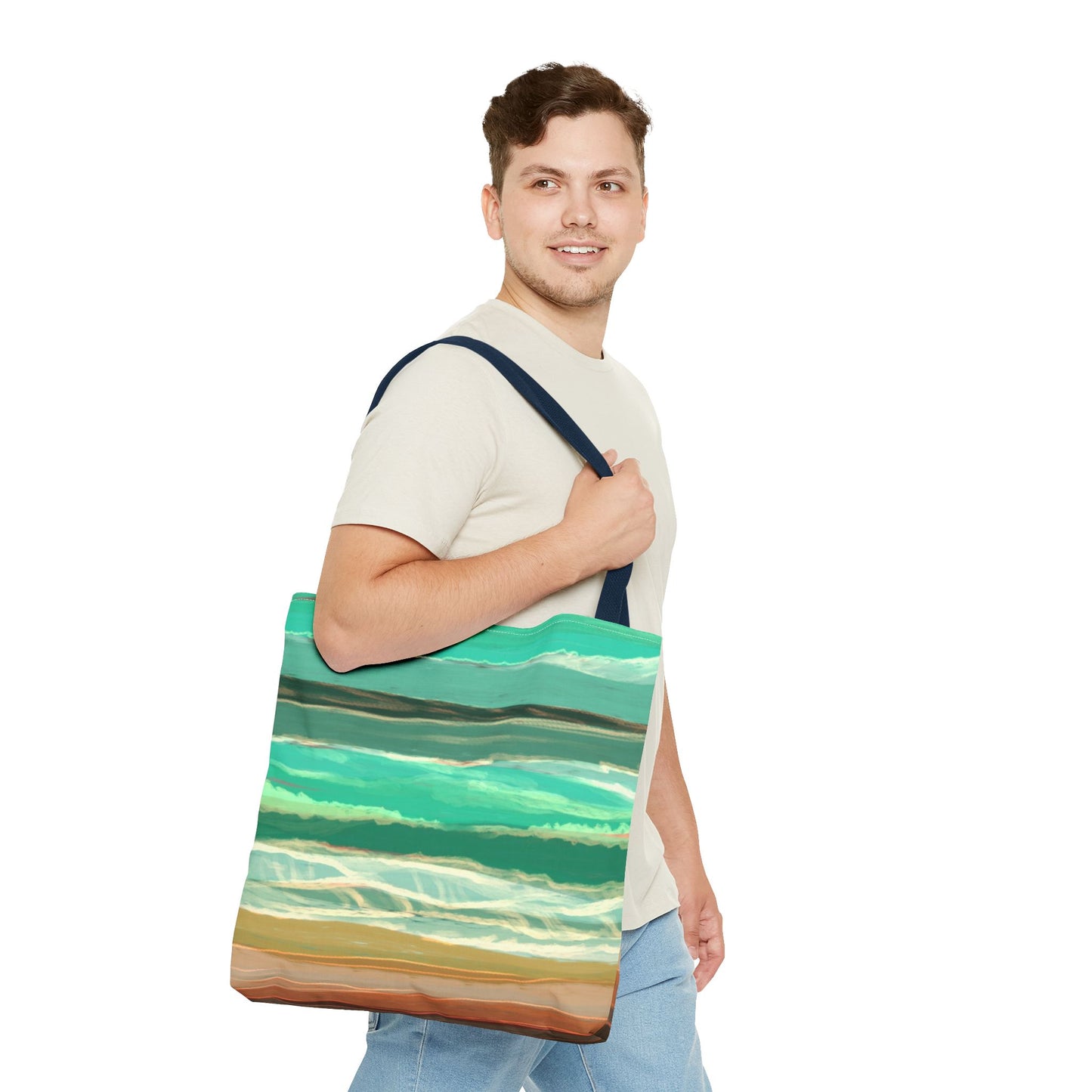 Seaside Swell Tote Bag