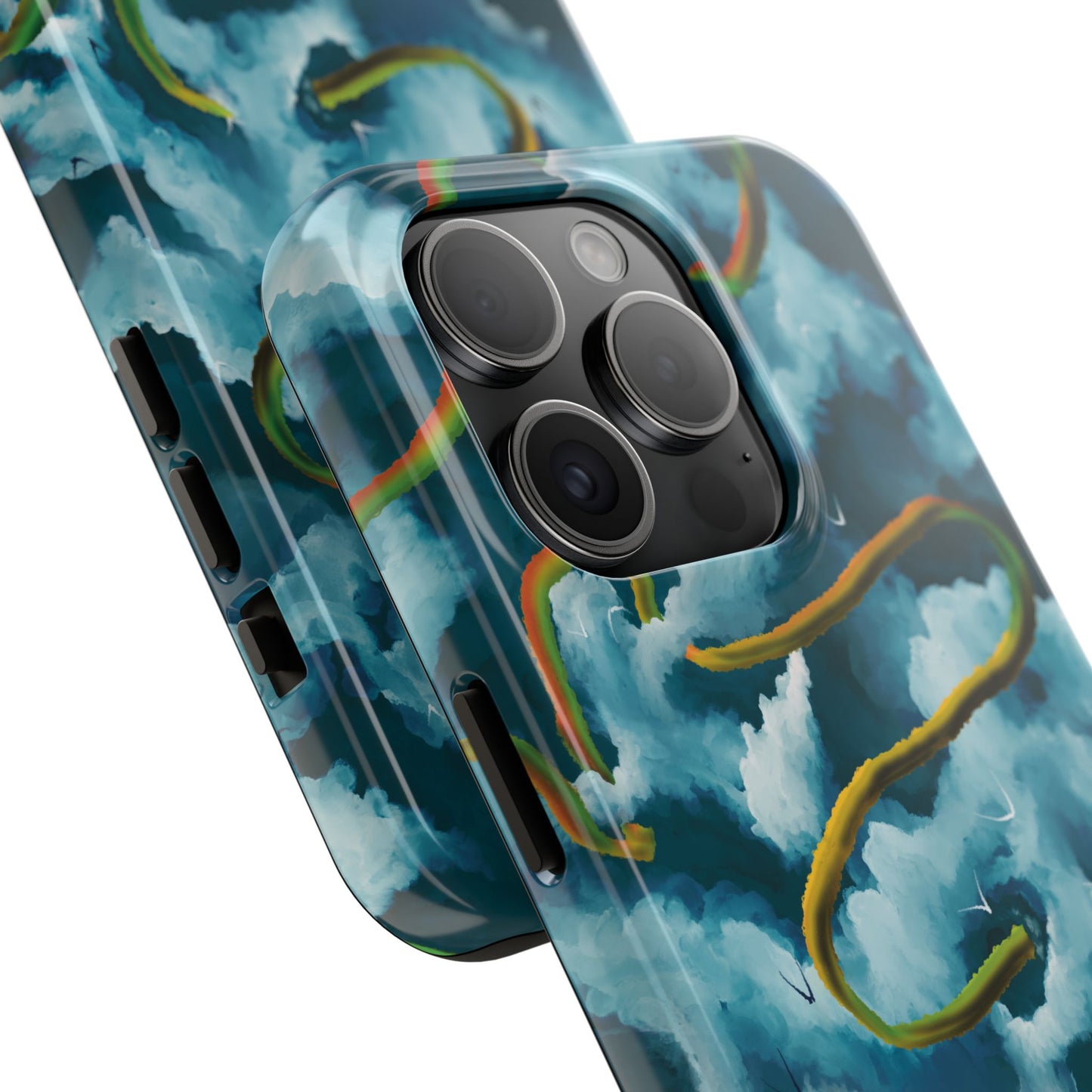 Serpentine Clouds Tough Phone Case — Stormy Sky Dragon