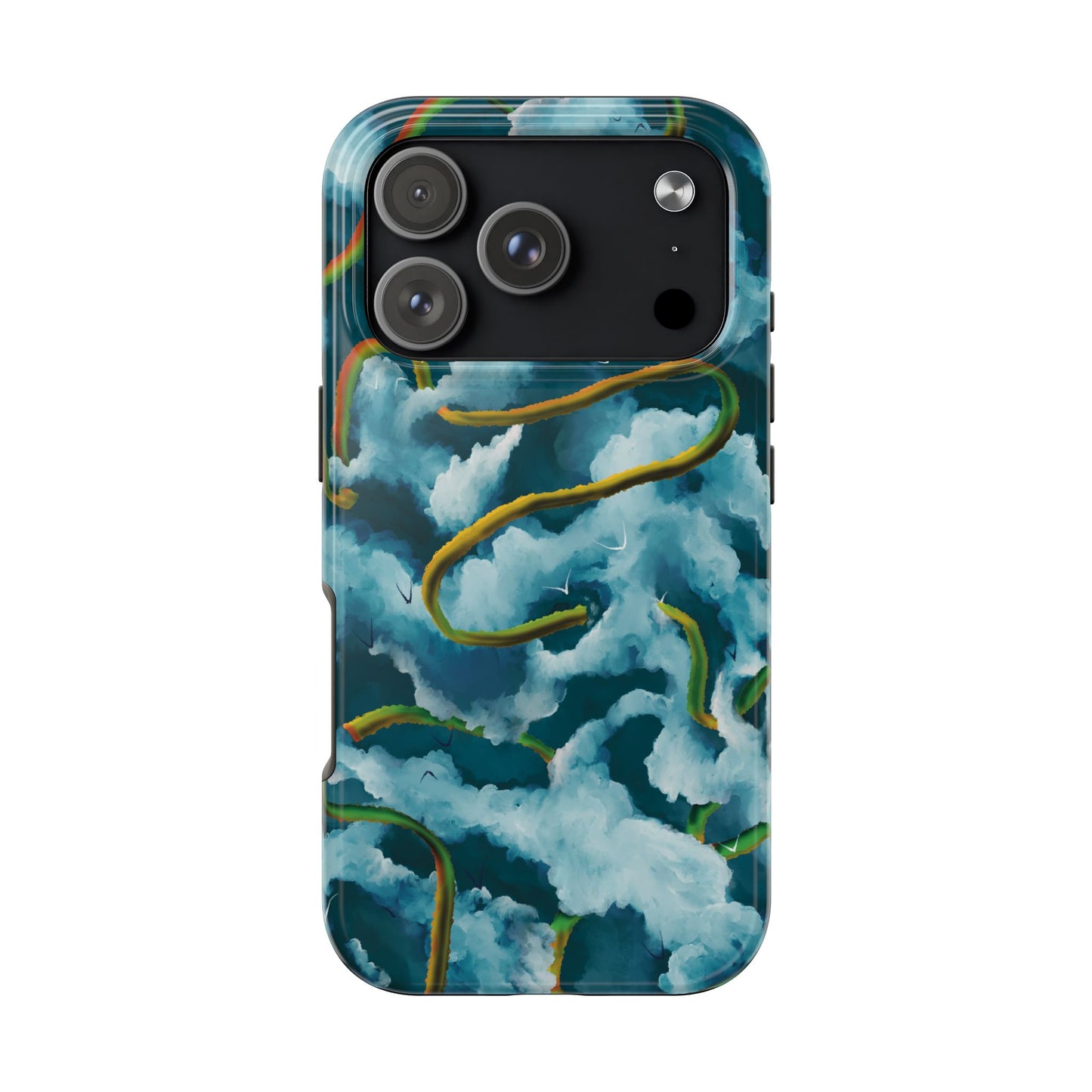 Serpentine Clouds Tough Phone Case — Stormy Sky Dragon