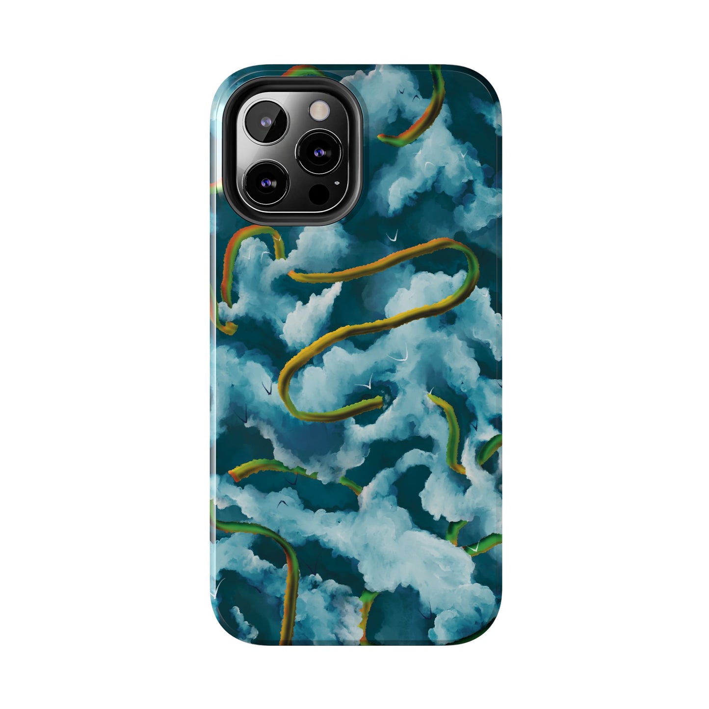 Serpentine Clouds Tough Phone Case — Stormy Sky Dragon