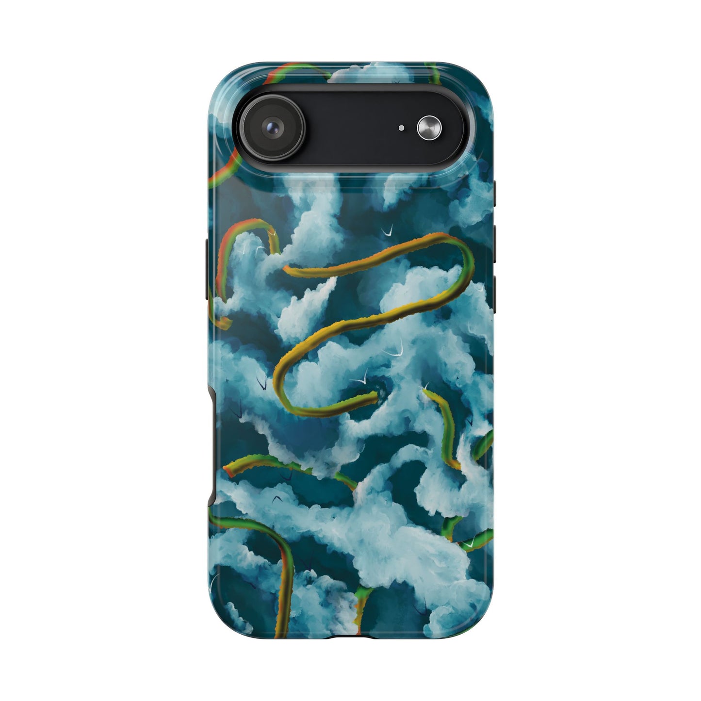 Serpentine Clouds Tough Phone Case — Stormy Sky Dragon