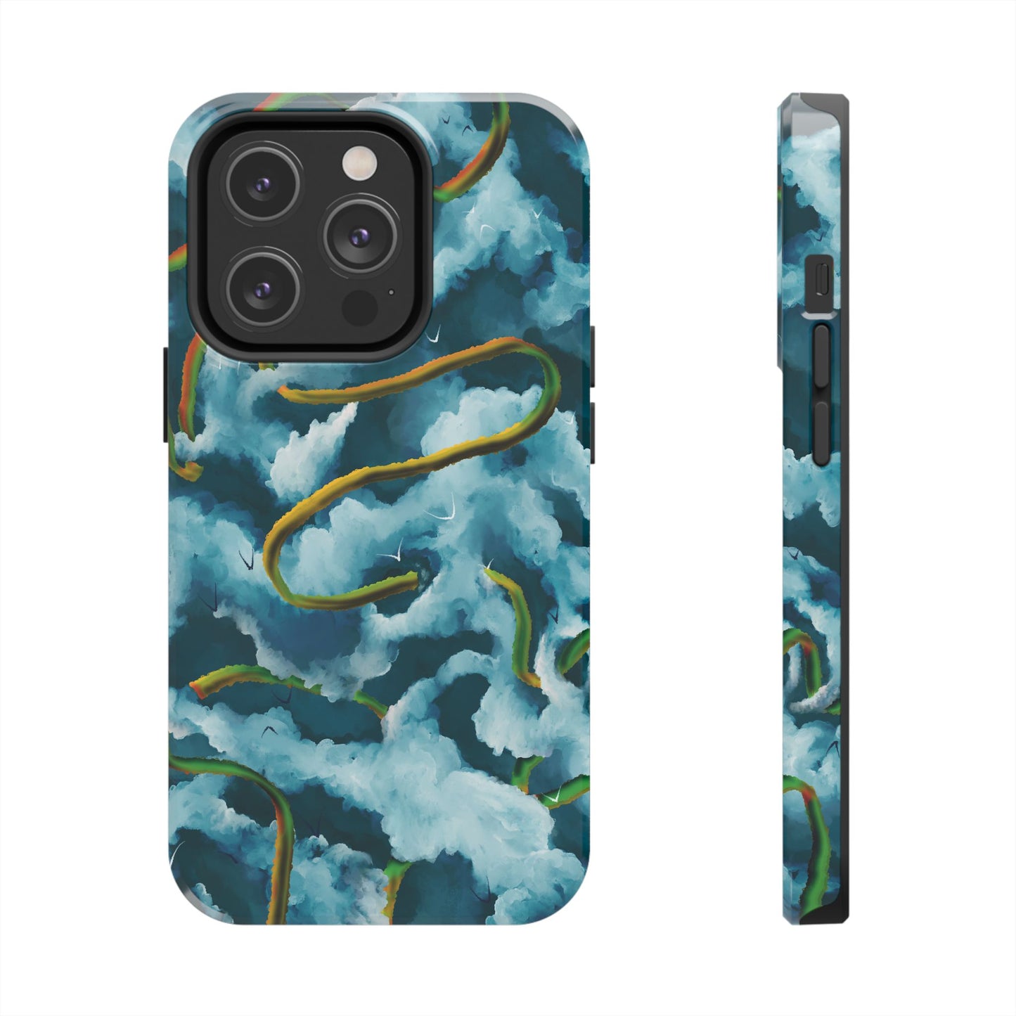 Serpentine Clouds Tough Phone Case — Stormy Sky Dragon