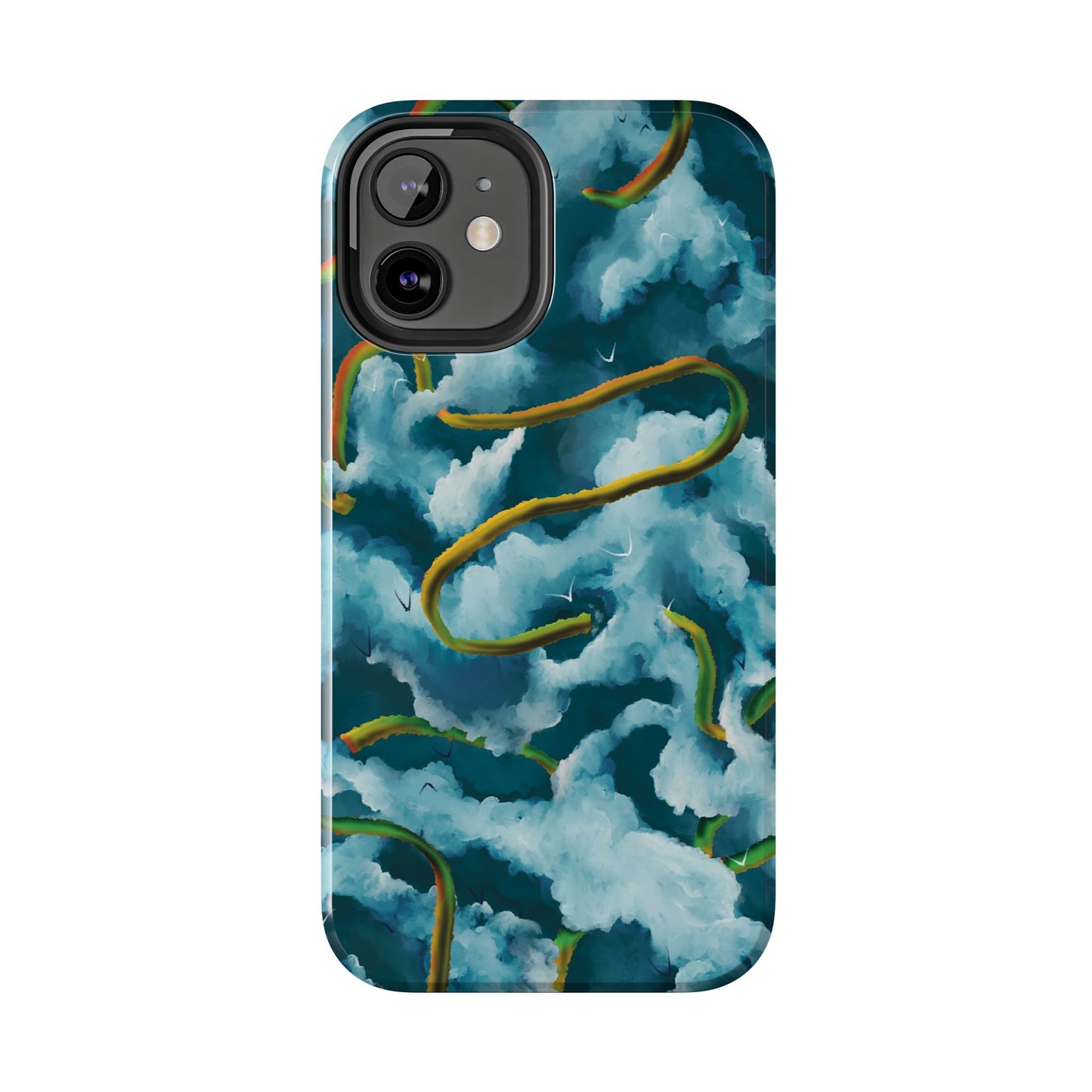 Serpentine Clouds Tough Phone Case — Stormy Sky Dragon