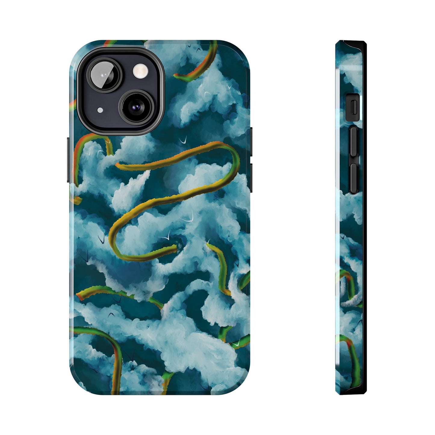 Serpentine Clouds Tough Phone Case — Stormy Sky Dragon
