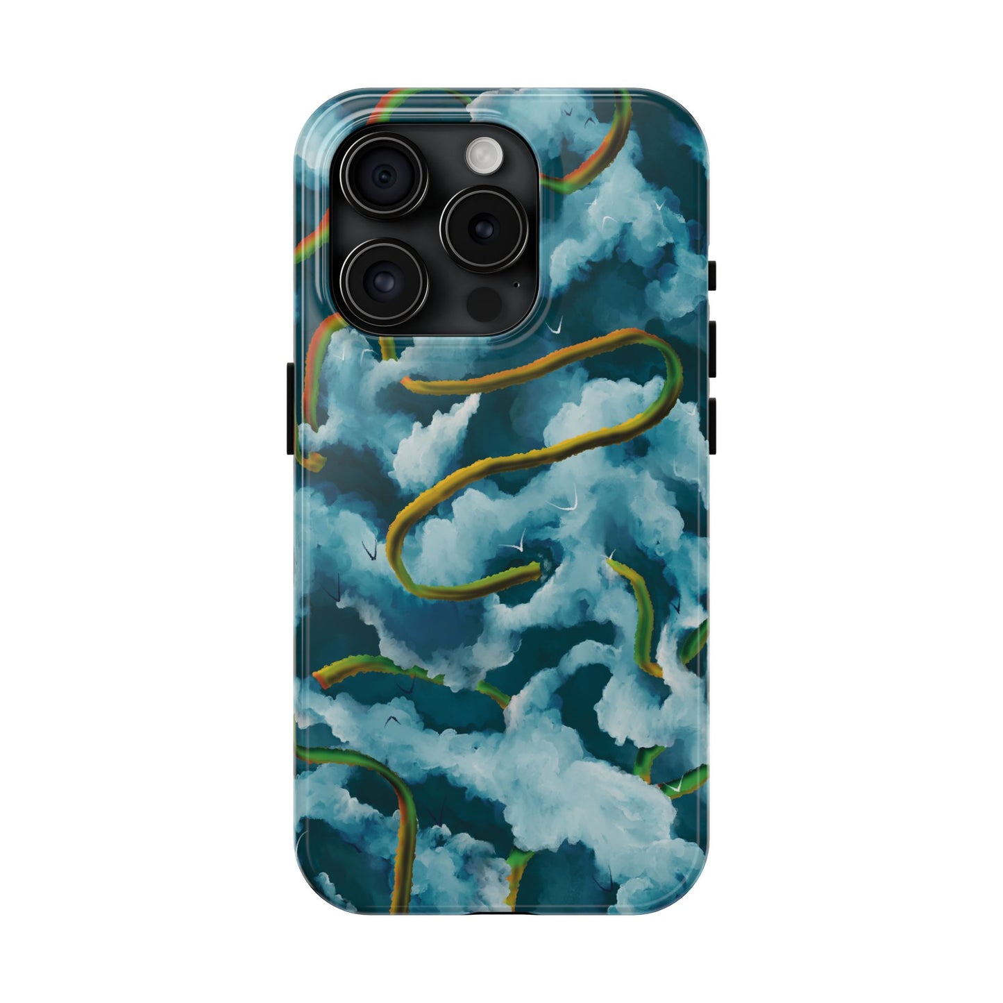 Serpentine Clouds Tough Phone Case — Stormy Sky Dragon
