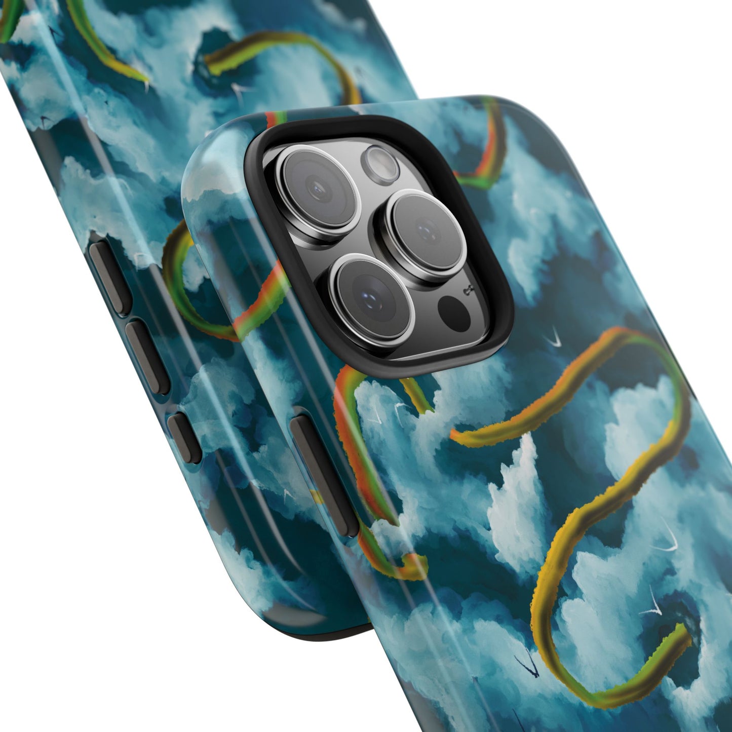 Serpentine Clouds Tough Phone Case — Stormy Sky Dragon