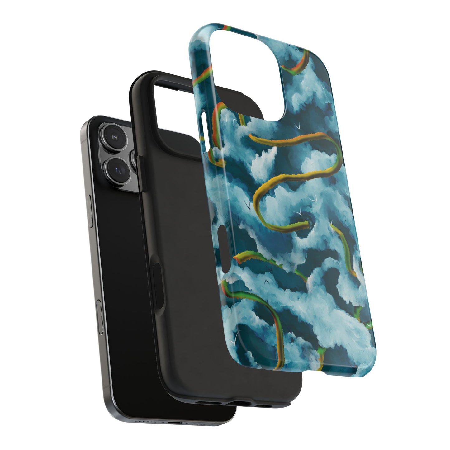Serpentine Clouds Tough Phone Case — Stormy Sky Dragon