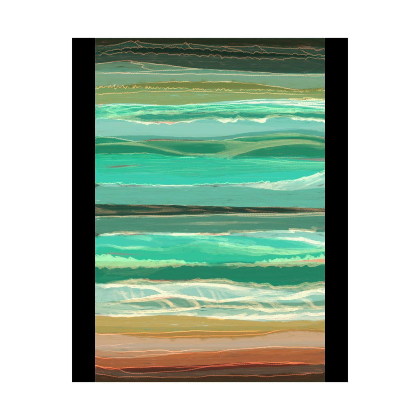 Seaside Swell Poster Small