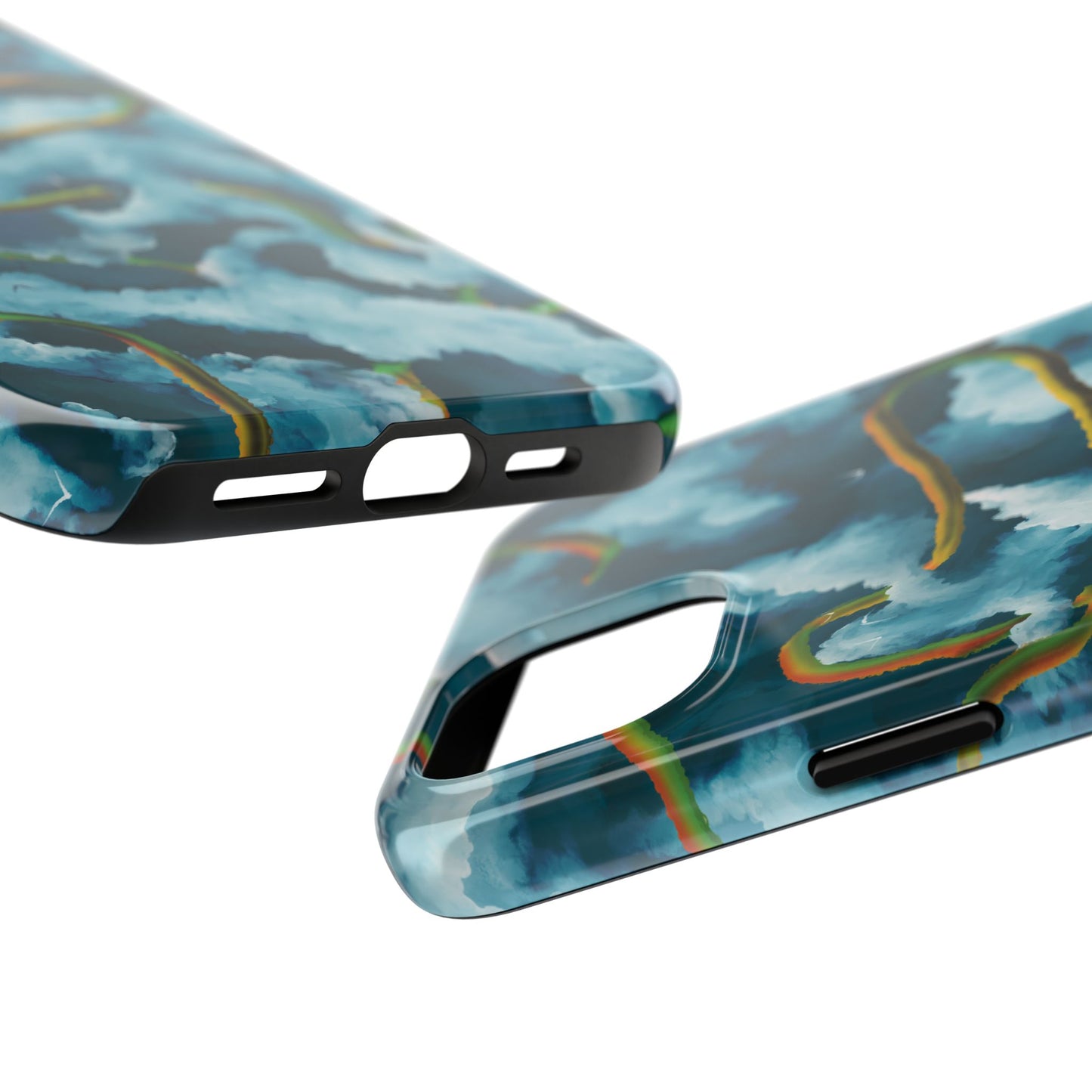 Serpentine Clouds Tough Phone Case — Stormy Sky Dragon