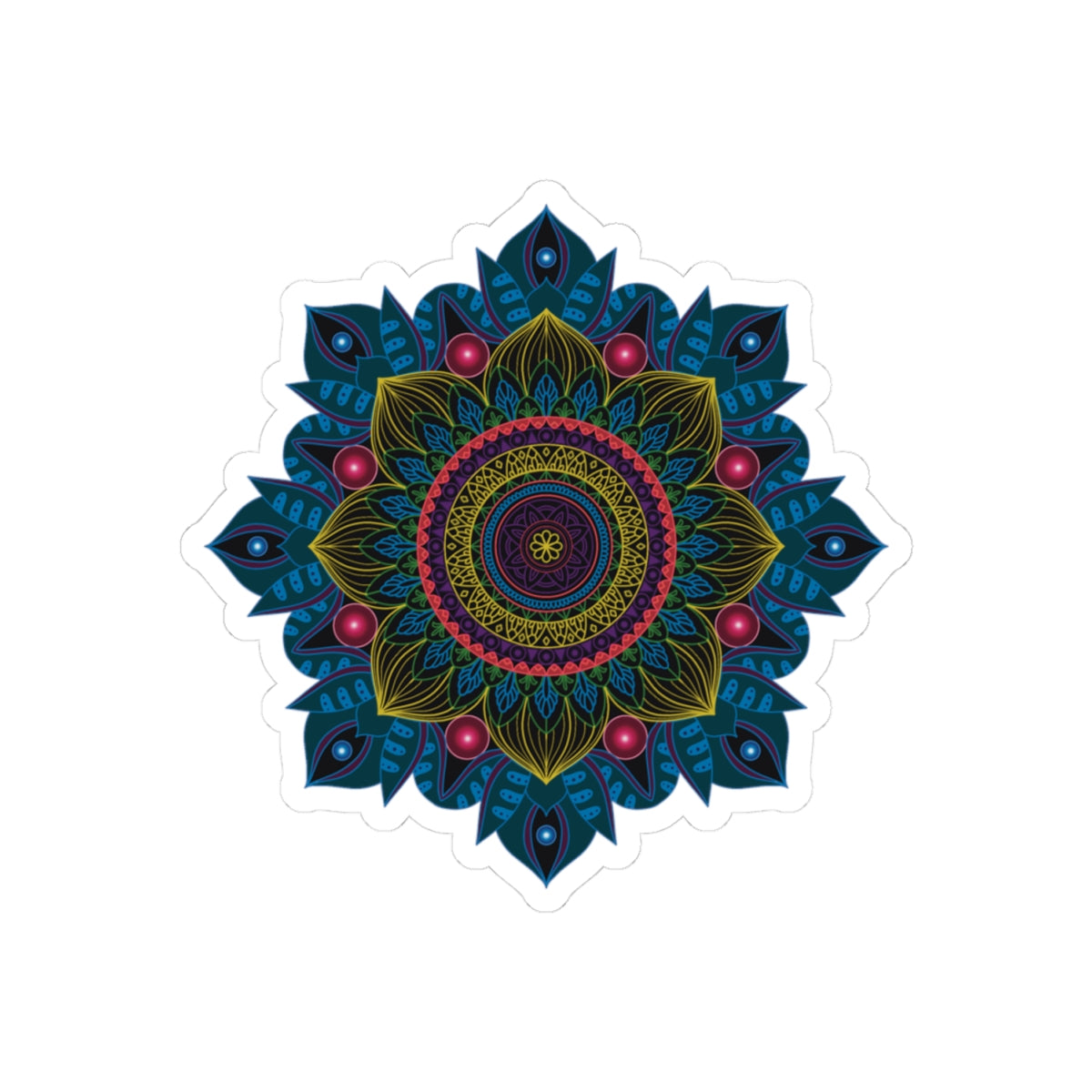 Midnight Mandala Sticker