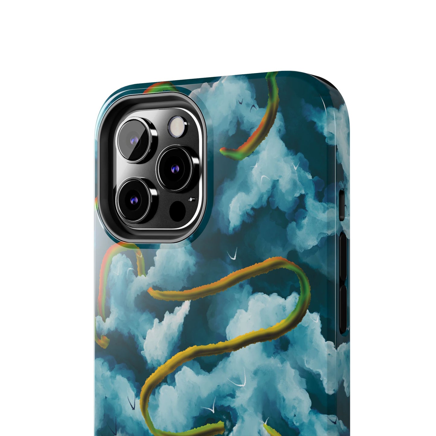 Serpentine Clouds Tough Phone Case — Stormy Sky Dragon