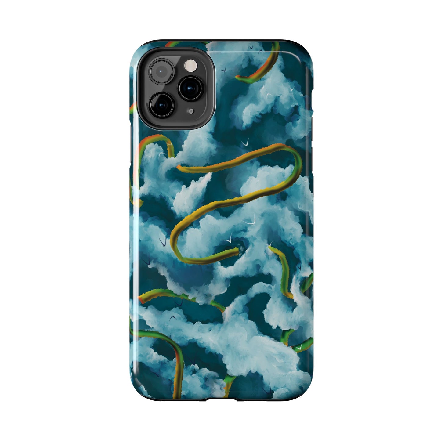 Serpentine Clouds Tough Phone Case — Stormy Sky Dragon