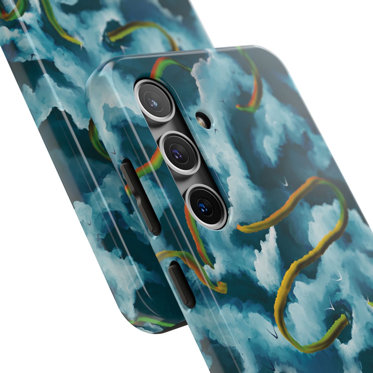 Serpentine Clouds Tough Phone Case — Stormy Sky Dragon