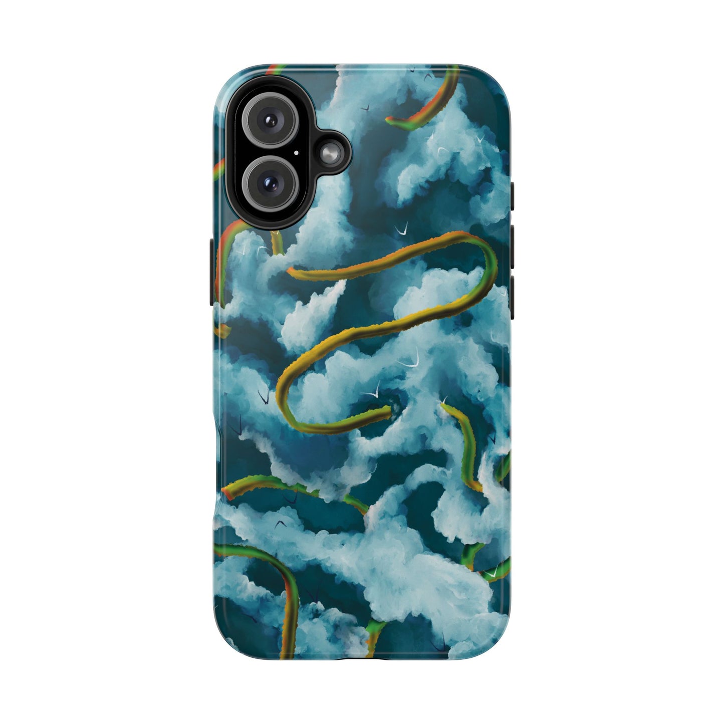 Serpentine Clouds Tough Phone Case — Stormy Sky Dragon