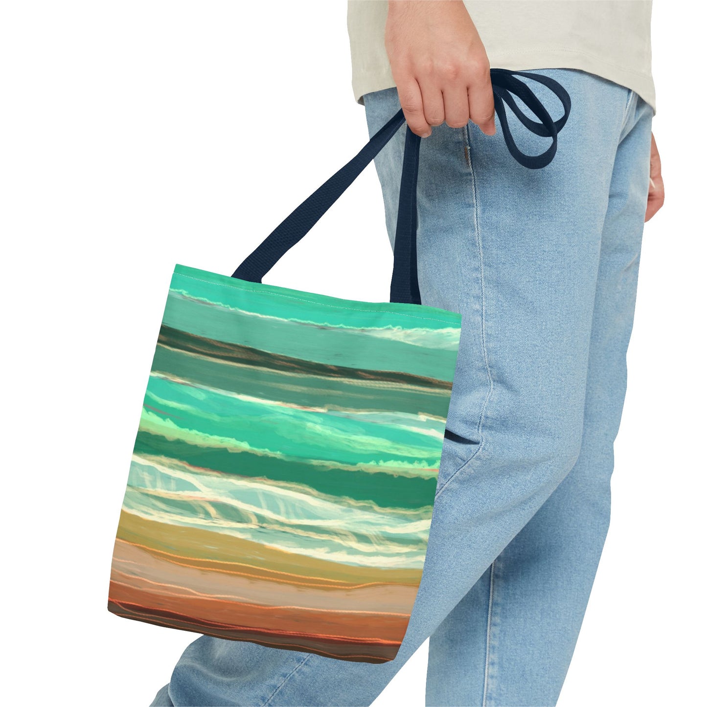 Seaside Swell Tote Bag