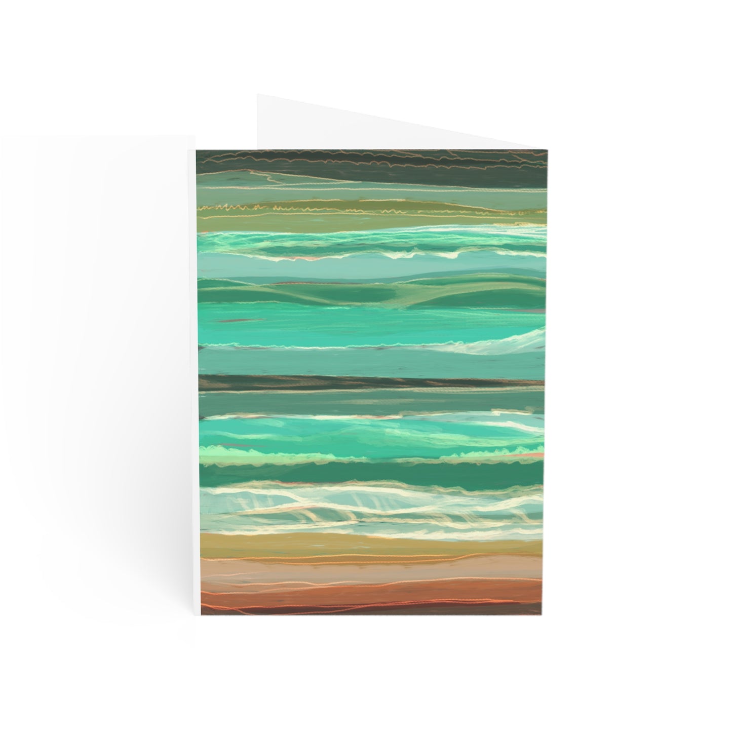 Seaside Swell Greeting Card (blank)