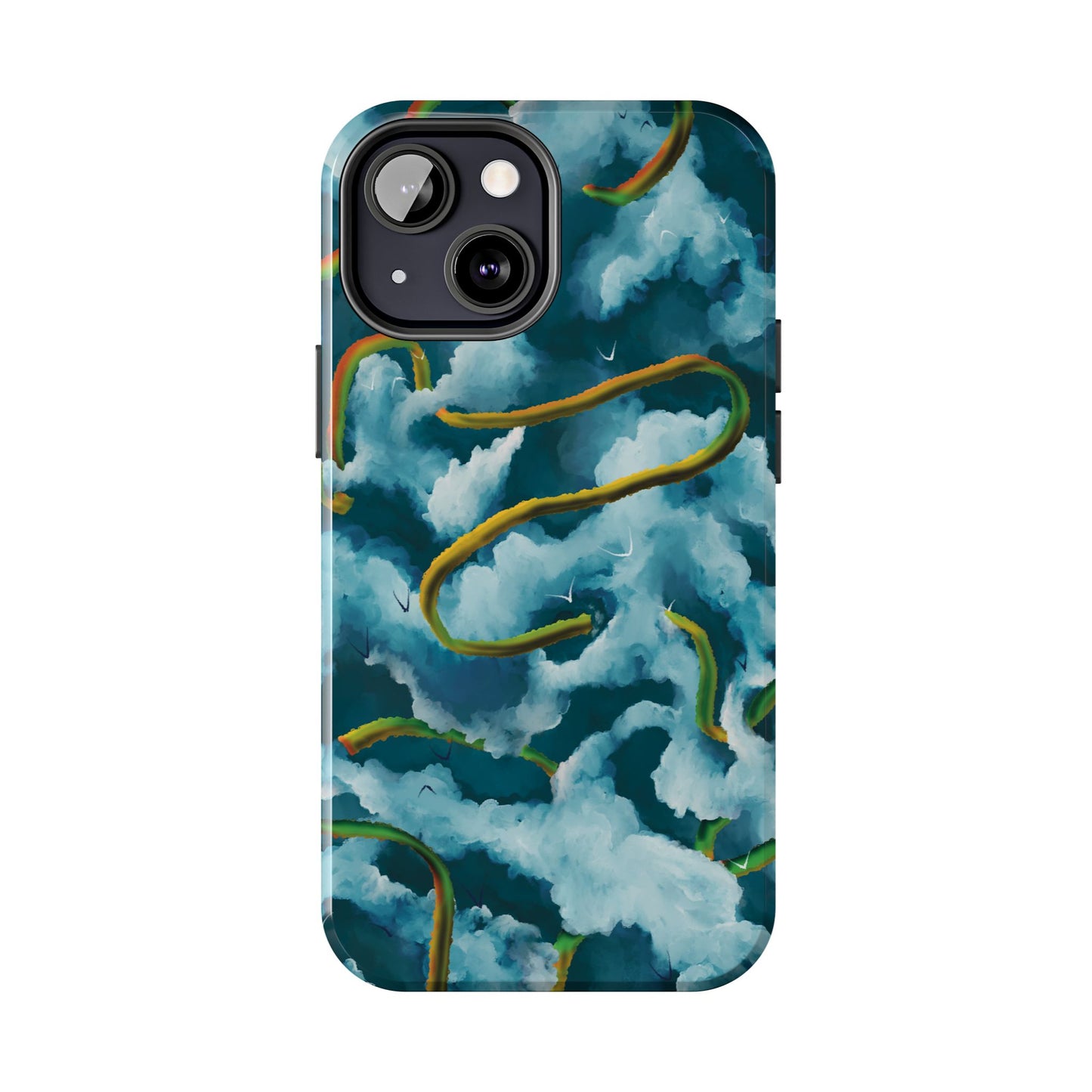 Serpentine Clouds Tough Phone Case — Stormy Sky Dragon