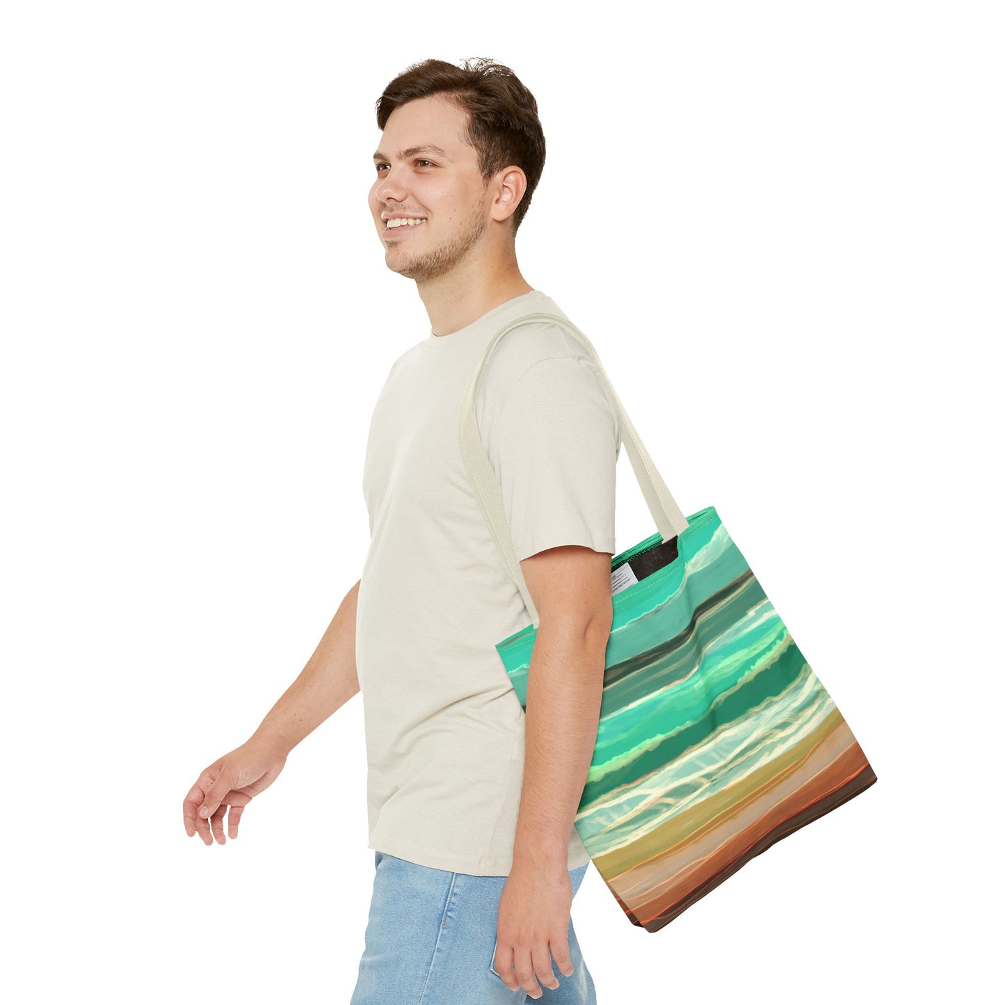 Seaside Swell Tote Bag