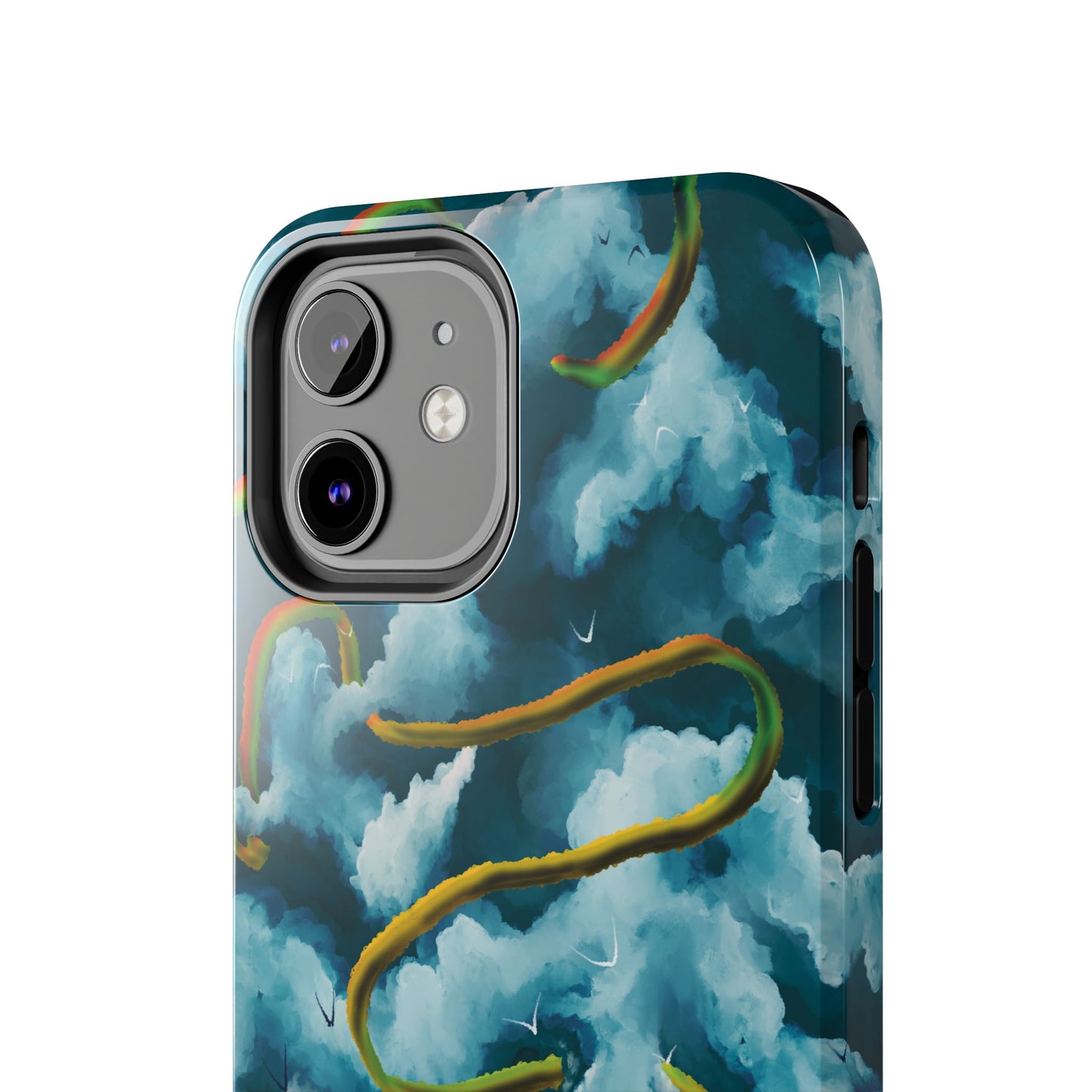 Serpentine Clouds Tough Phone Case — Stormy Sky Dragon