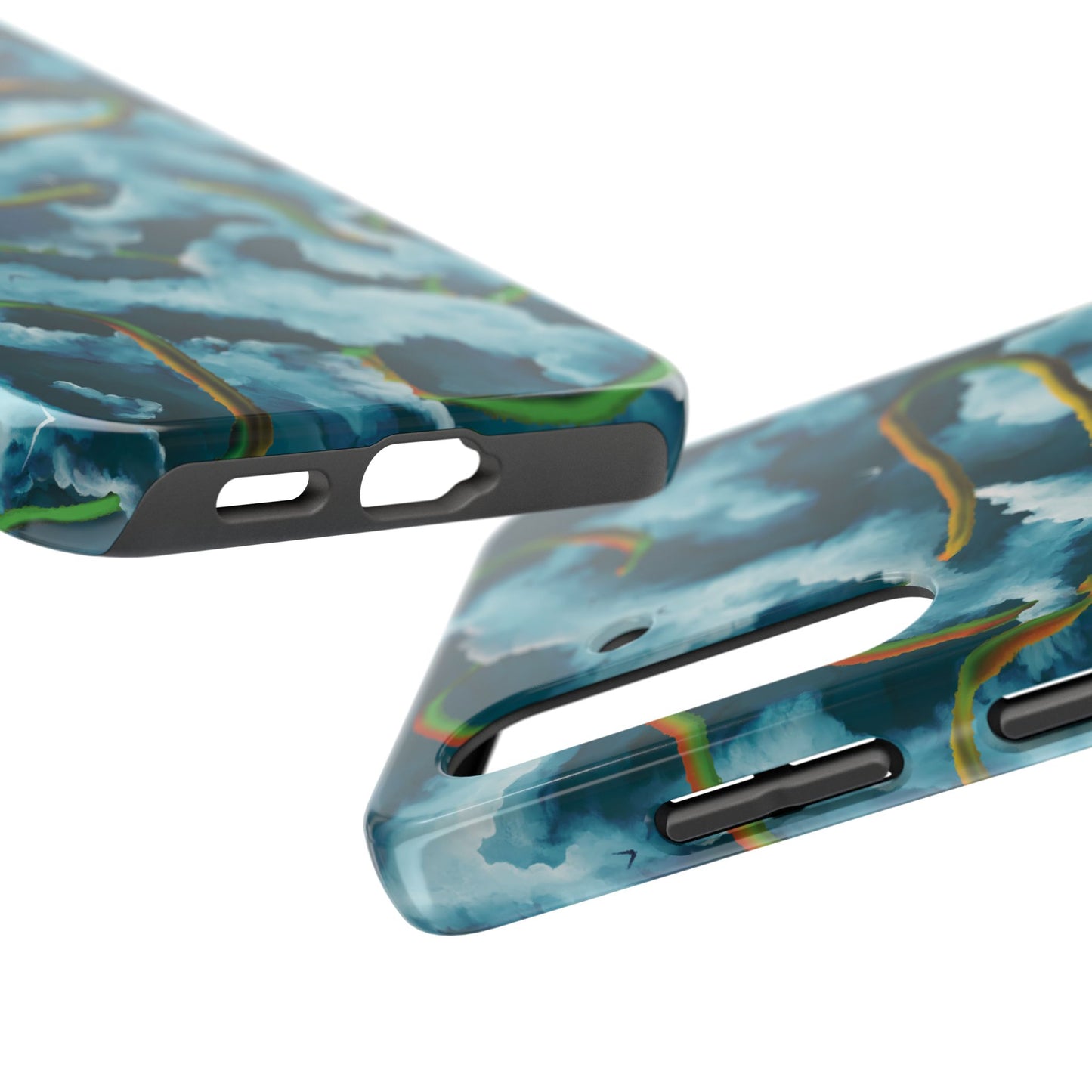 Serpentine Clouds Tough Phone Case — Stormy Sky Dragon