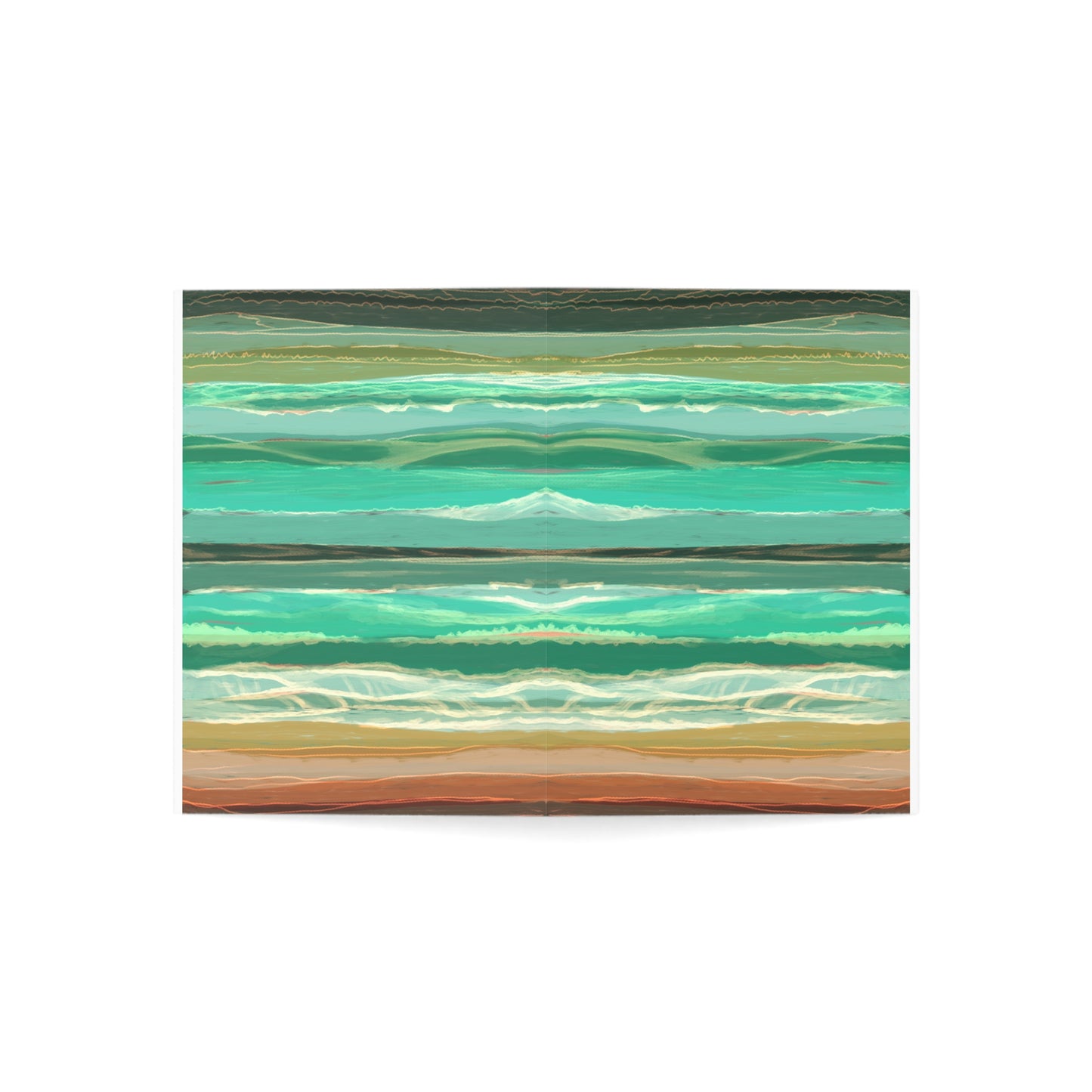 Seaside Swell Greeting Card (blank)