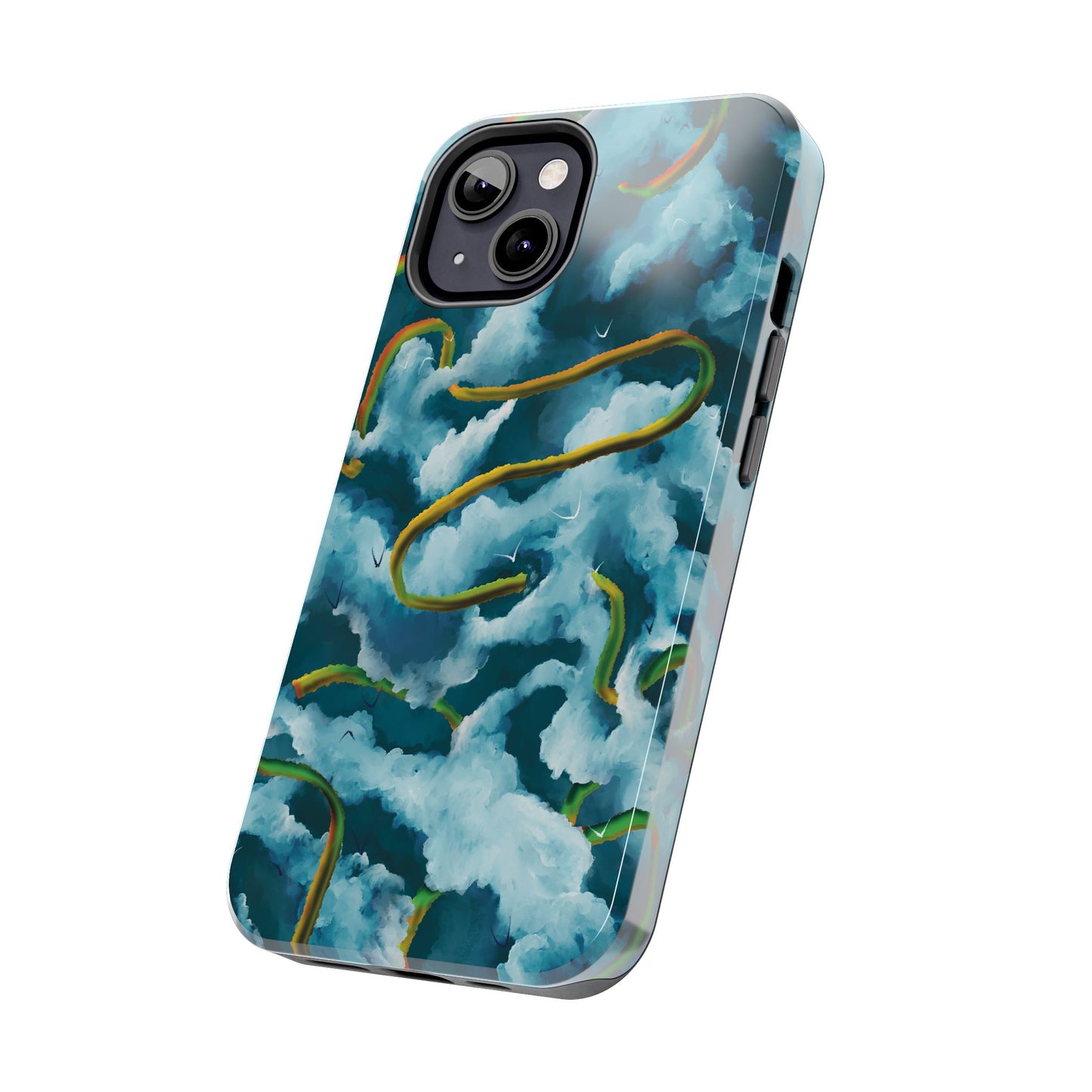 Serpentine Clouds Tough Phone Case — Stormy Sky Dragon
