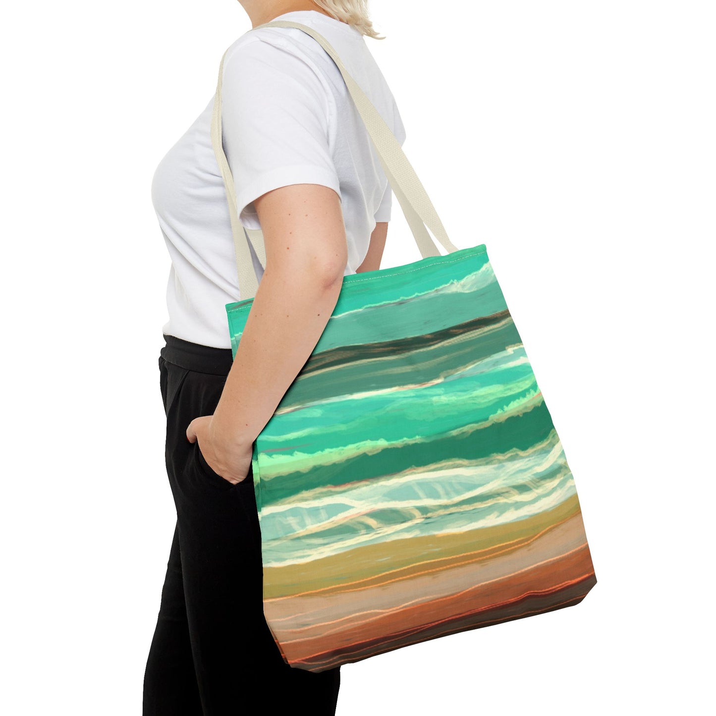 Seaside Swell Tote Bag