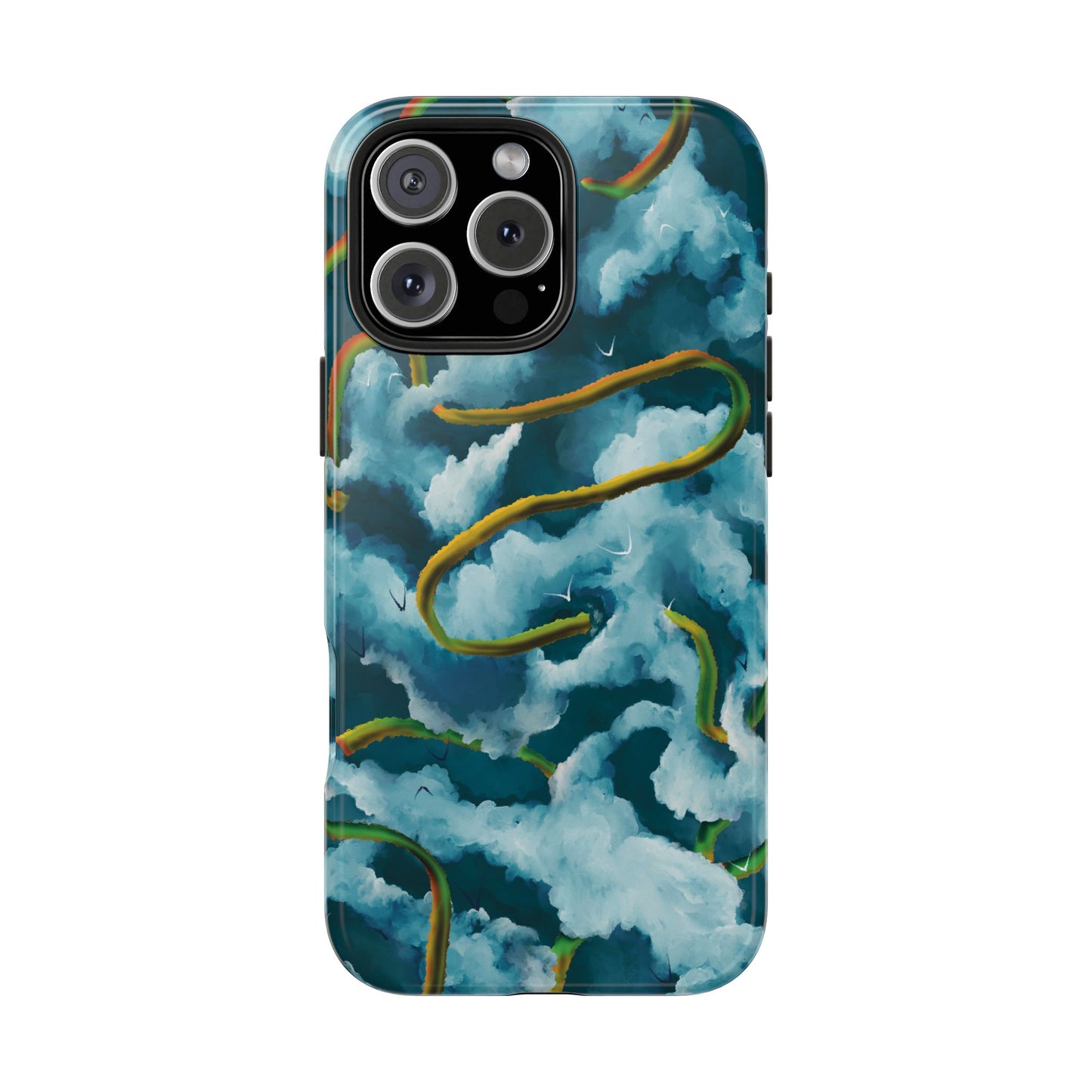Serpentine Clouds Tough Phone Case — Stormy Sky Dragon