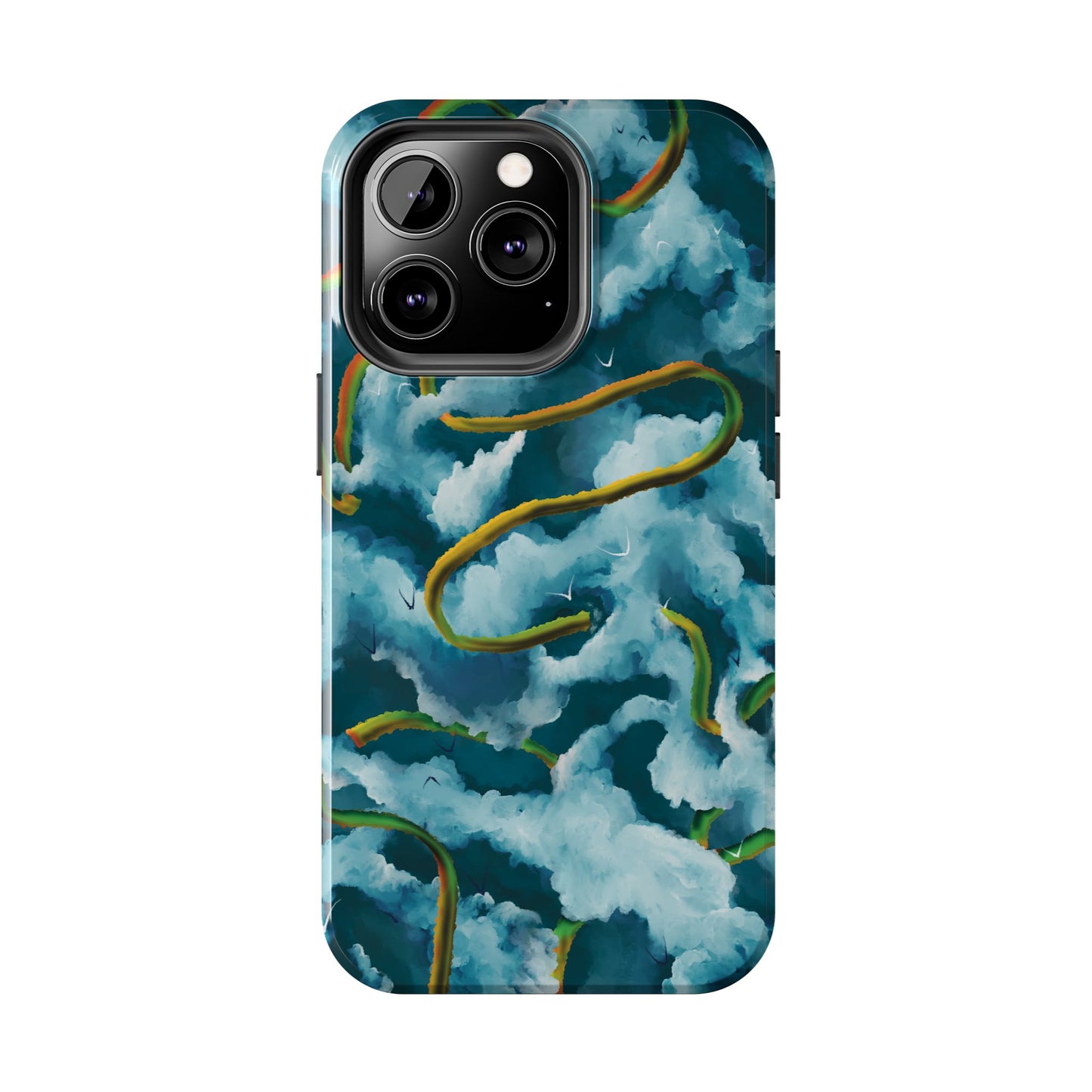 Serpentine Clouds Tough Phone Case — Stormy Sky Dragon