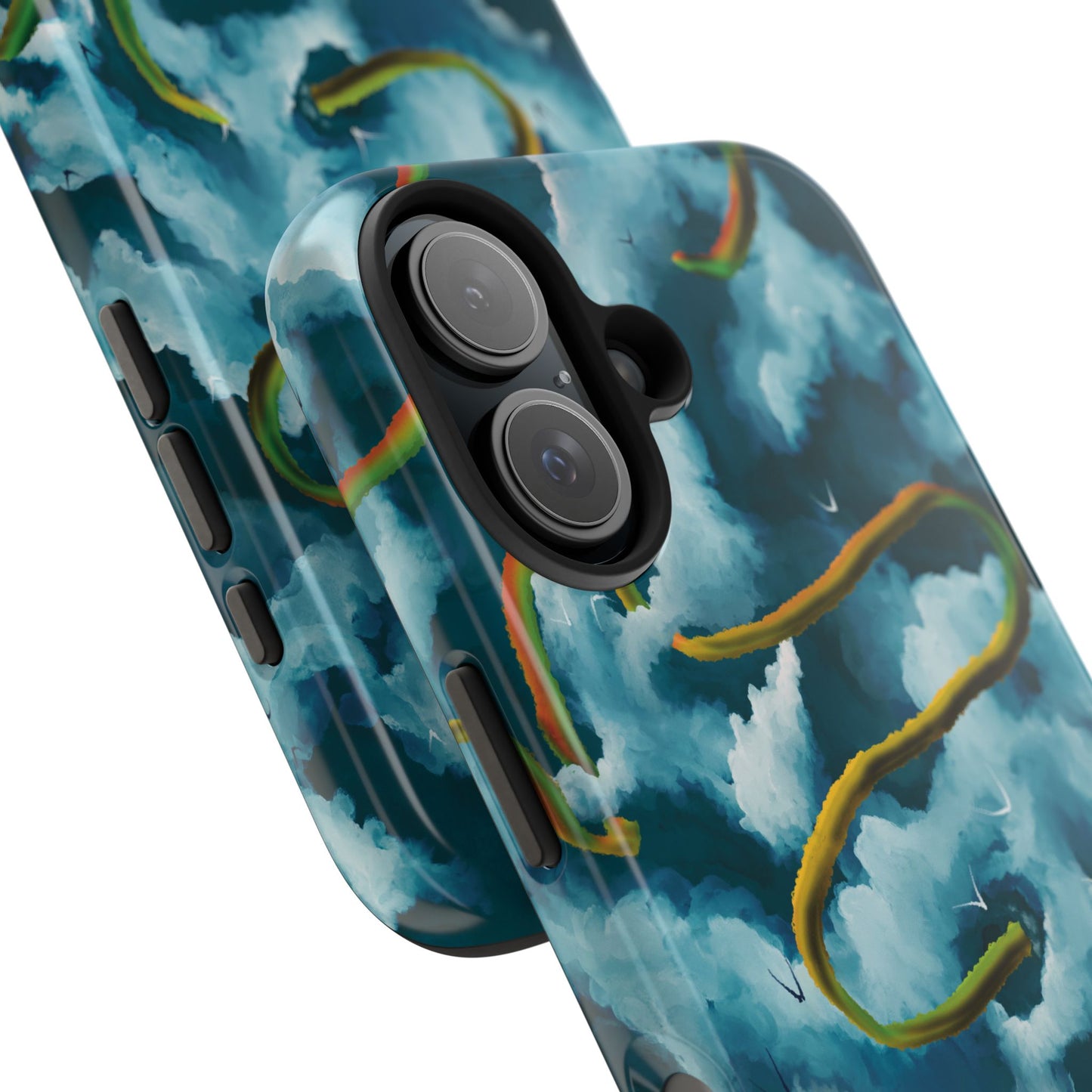 Serpentine Clouds Tough Phone Case — Stormy Sky Dragon