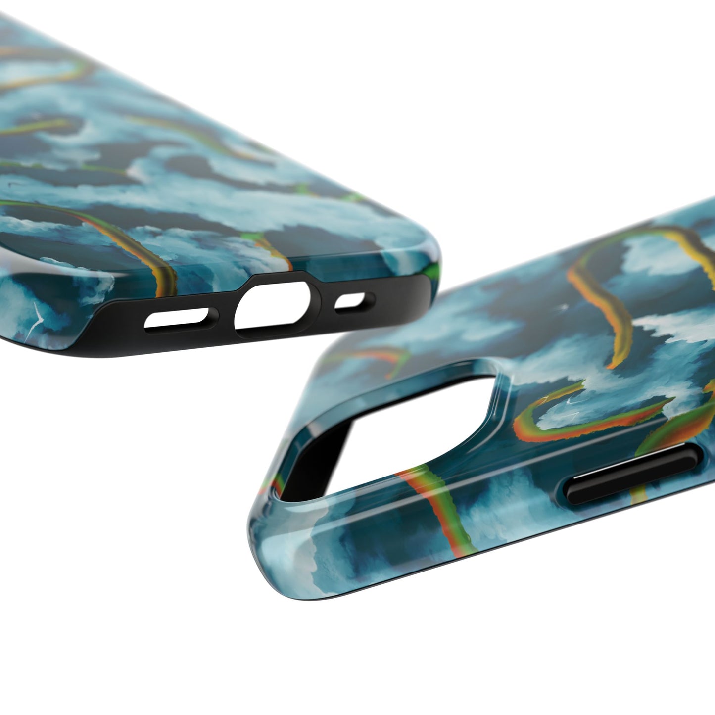 Serpentine Clouds Tough Phone Case — Stormy Sky Dragon