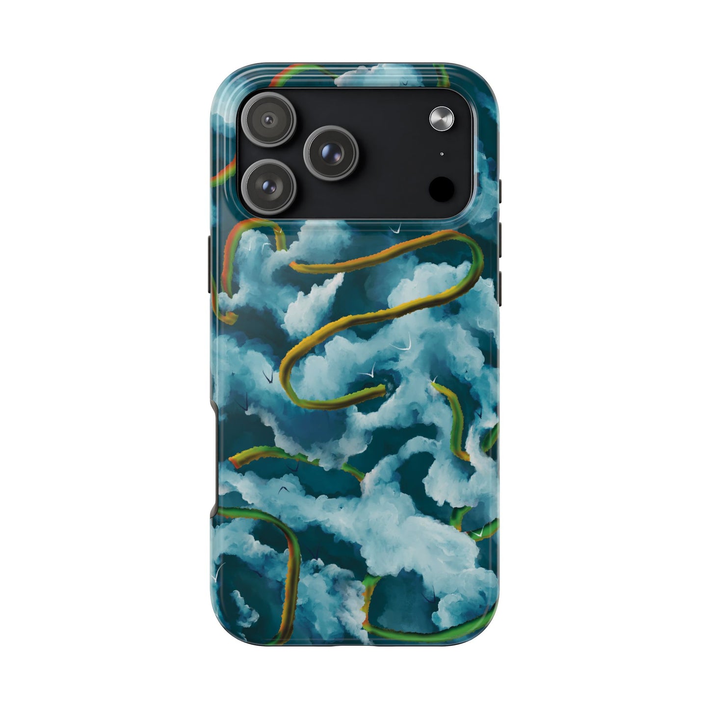 Serpentine Clouds Tough Phone Case — Stormy Sky Dragon